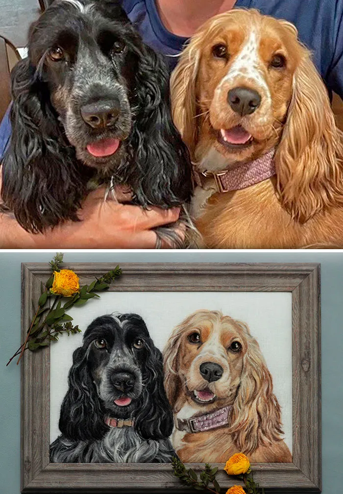 40 Handmade Pet Portraits That Capture Every Fluff And Whisker