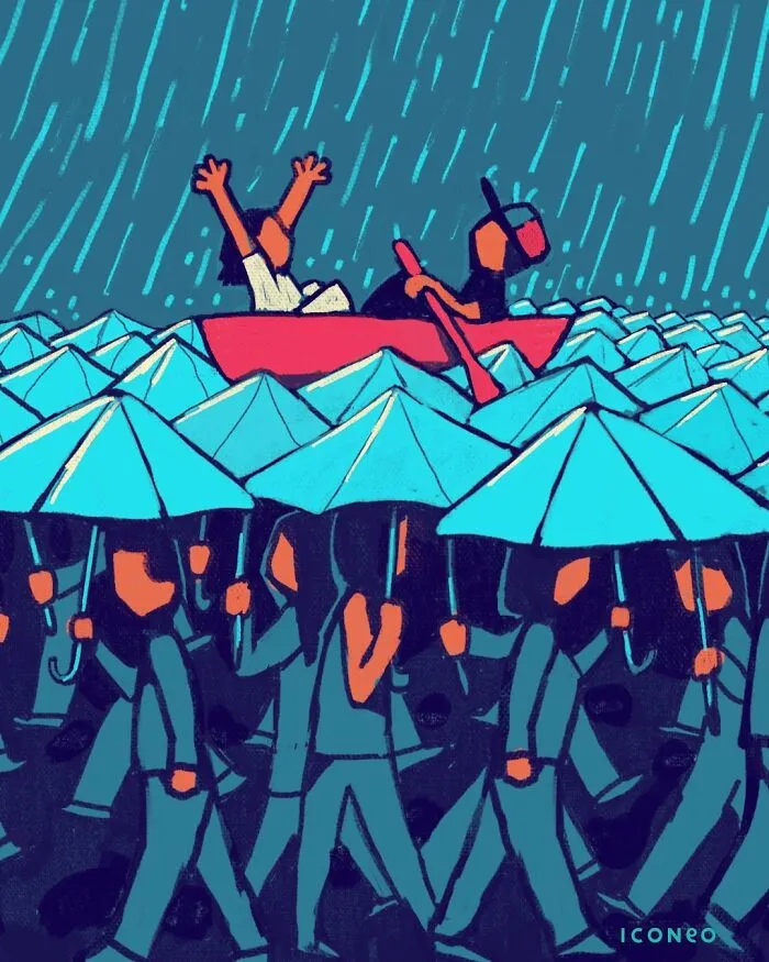 Artist Creates Candid Illustrations That Might Make You Reflect On Our Society (35 New Pics)