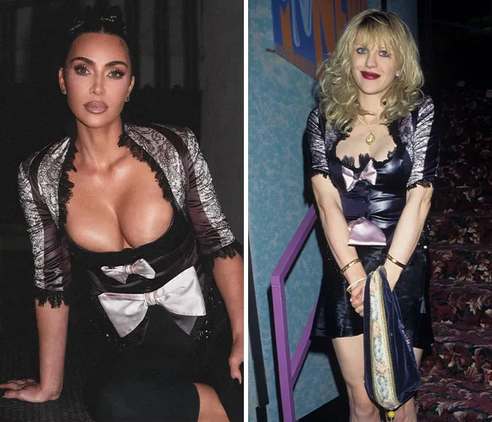 Courtney Love’s Spicy Dior Corset Look