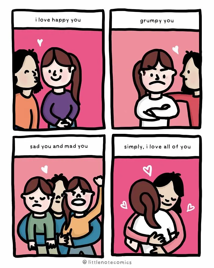 Artist Illustrates 21 Relatable And Cute Comics Featuring Relationship Quirks (New Pics)