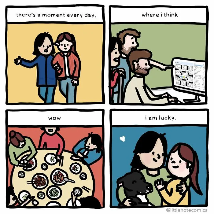 Artist Illustrates 21 Relatable And Cute Comics Featuring Relationship Quirks (New Pics)