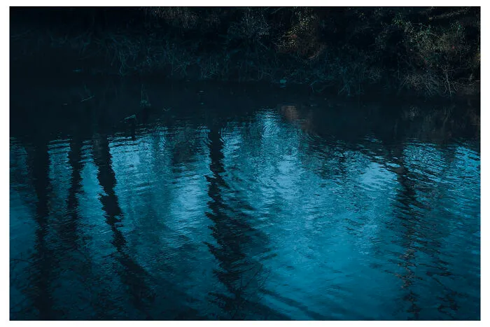 The James River Reflection By Benita Mayo