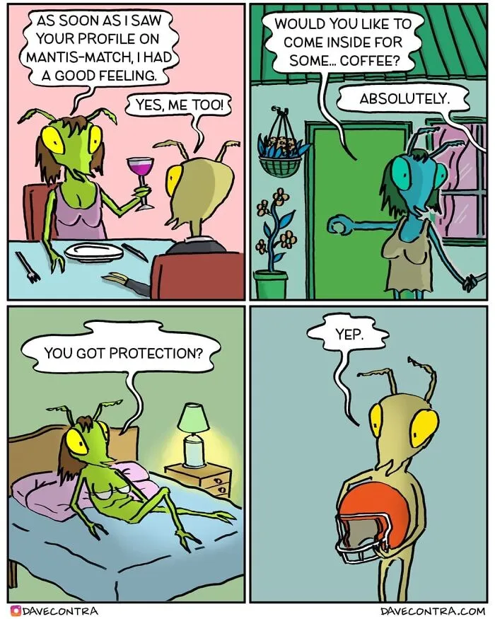 45 Best Twisted Comics By Dave Contra That Fans Of Dark Humor Might Love