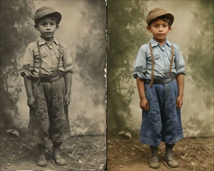 Colorization Artist Restores Color On Vintage Black-And-White Photographs (24 Pics)