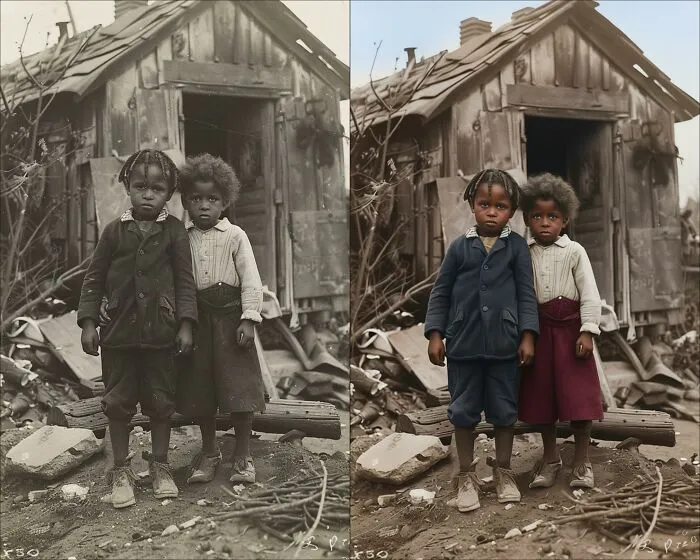 Colorization Artist Restores Color On Vintage Black-And-White Photographs (24 Pics)