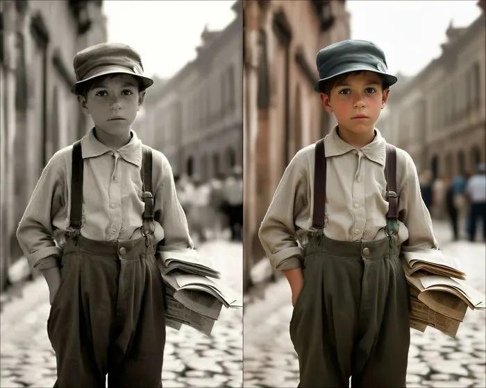 Colorization Artist Restores Color On Vintage Black-And-White Photographs (24 Pics)