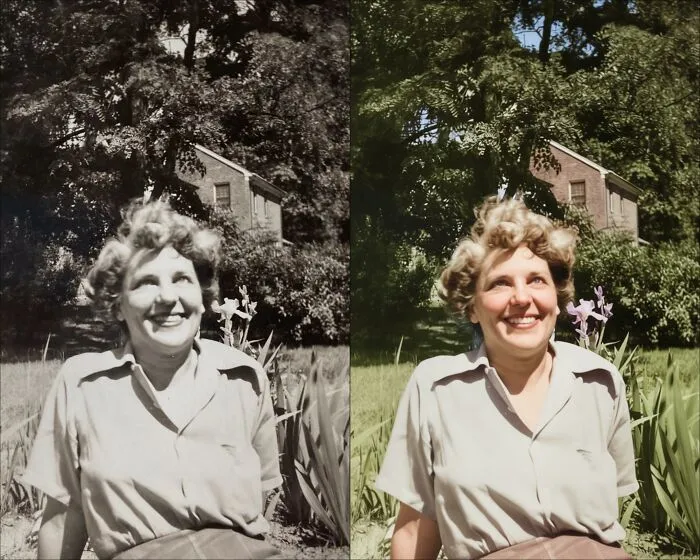 Colorization Artist Restores Color On Vintage Black-And-White Photographs (24 Pics)