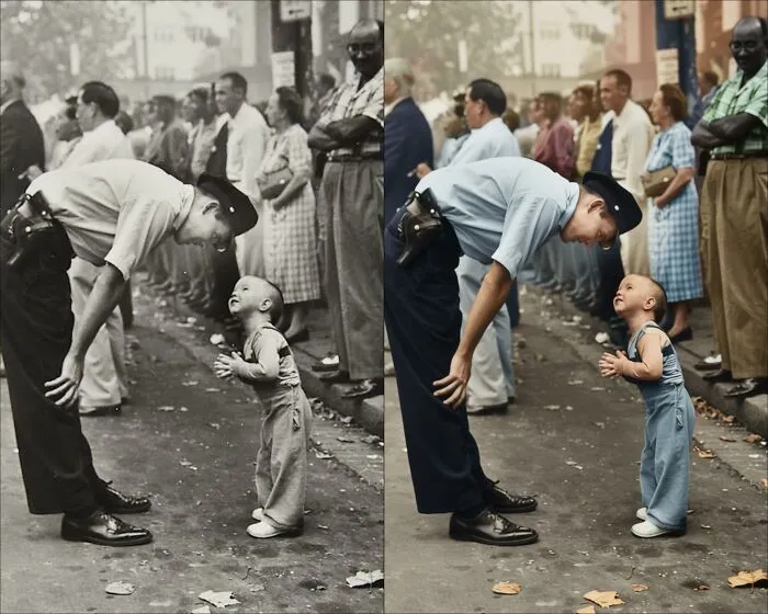 Colorization Artist Restores Color On Vintage Black-And-White Photographs (24 Pics)