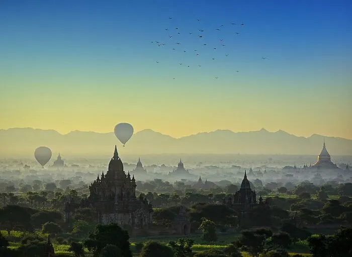 "Baloons Over Bagan"