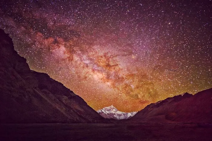 "Milky Way Over Everest", Everest Basecamp, Tibet