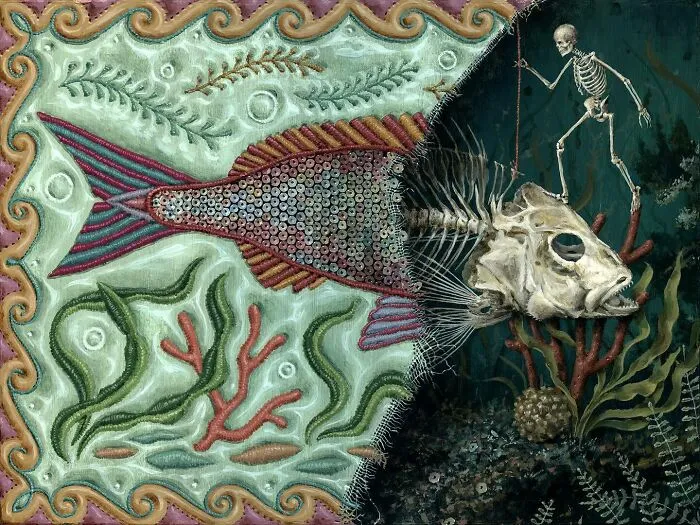 Artist Reveals What Lies Beneath The Surface In These Surreal Paintings (24 Pics)