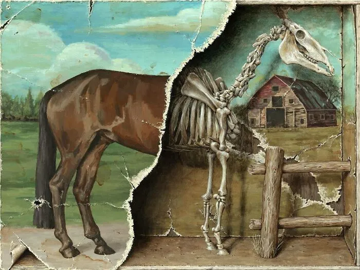 Artist Reveals What Lies Beneath The Surface In These Surreal Paintings (24 Pics)