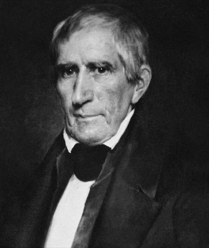 Black and white portrait of an elderly man from early photography, showcasing a moment from when photography was new.