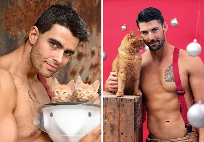 The Australian Firefighters Calendar: 50 Times Firefighters Melted Hearts With Kittens