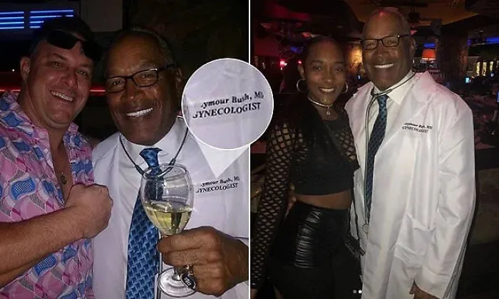 O.J. Simpson Dresses As A Gynecologist Named 'Dr Seymour Bush'