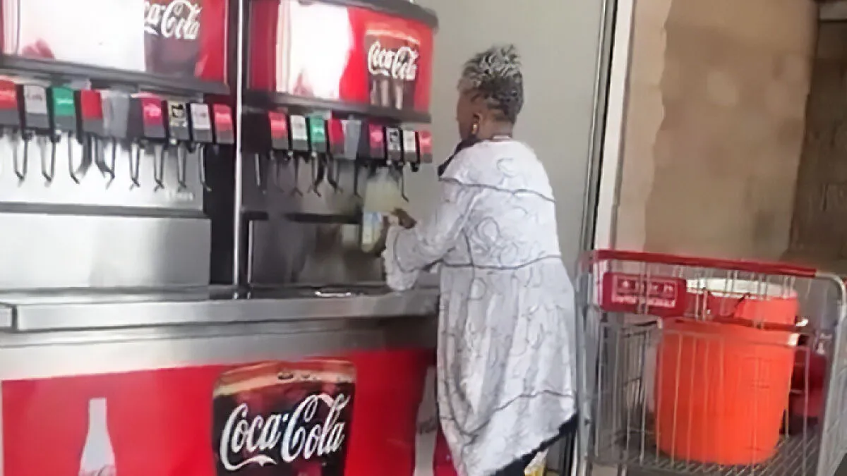 "What Is Wrong With People?": Footage Of Woman's Soda Refill Rampage Sparks All Sorts Of Reactions