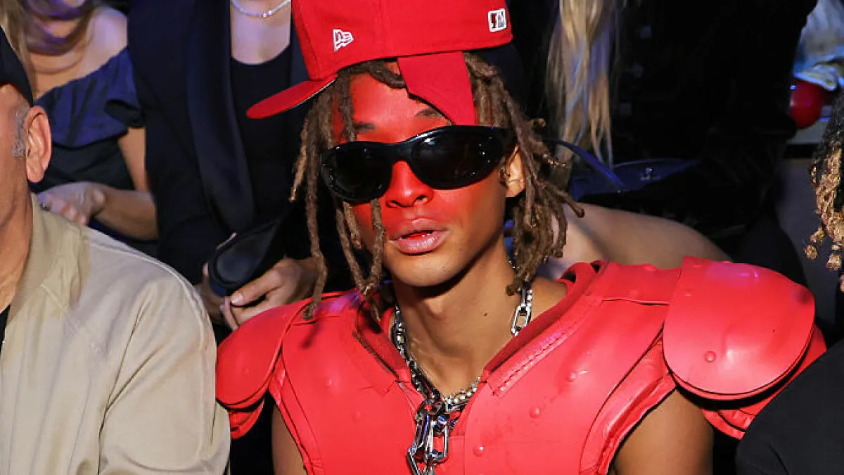 Jaden Smith Sparks Hilarious Trolling With Red-Faced 'Diaper' Look In Paris