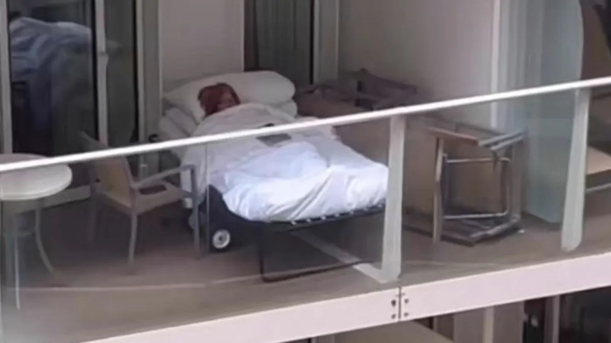 Viral Video Of Strangers Sleeping On Cruise Balcony Ignites Heated Debate