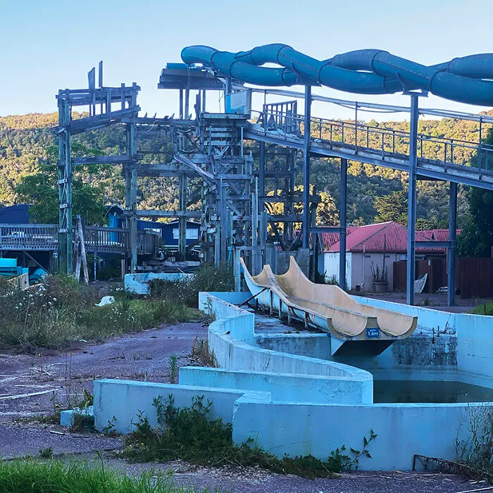 Inside New Zealand's Abandoned Waiwera Hot Pools: A Forgotten Water Park Frozen In Time