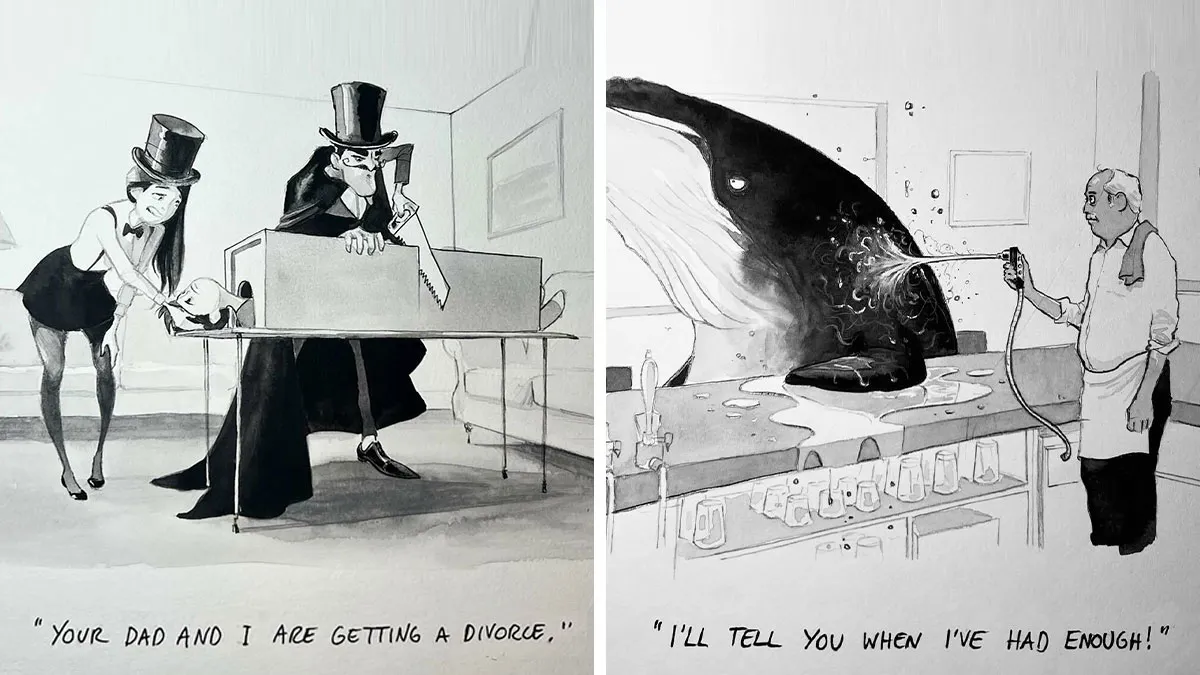 35 Hilarious Comics With Unexpected Twists And Turns, By “The New Yorker” Cartoonist (New Pics)