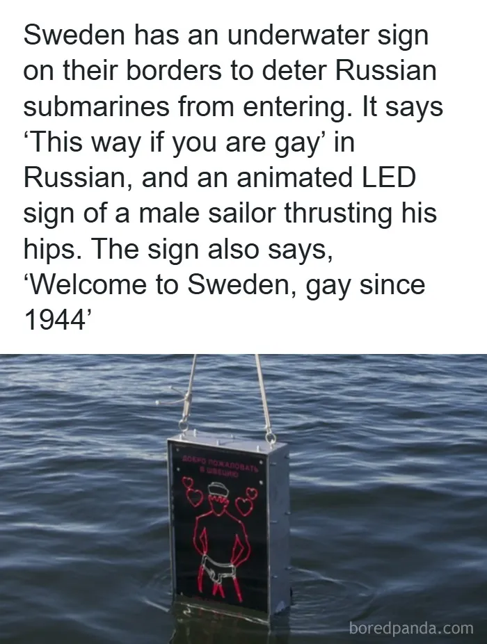 Sweden Out Here Weaponizing Gayness Like A Boss