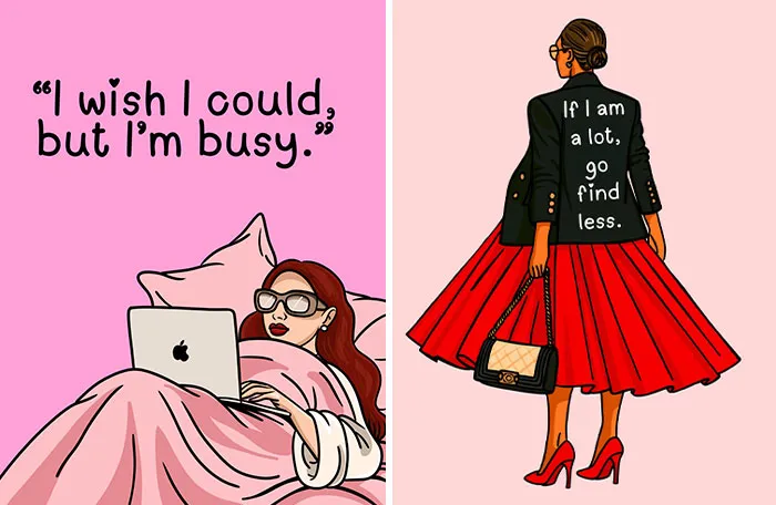 This Illustrator Creates Inspiring Artworks That Motivate Women To Show Up For Themselves (31 Pics)
