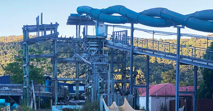 Inside New Zealand's Abandoned Waiwera Hot Pools: A Forgotten Water Park Frozen In Time