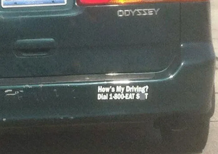 Probably The Funniest Bumper Sticker I've Ever Seen