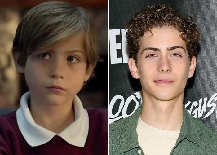 Side-by-side photos of a male celebrity showing look transformation highlighting celebs who have transformed their looks over time.