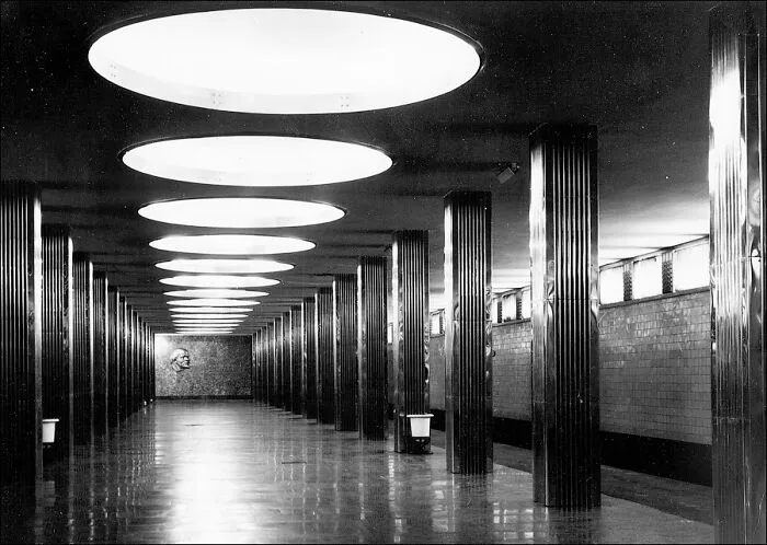 Zhovtneva Metro Station, Kyiv, 1970s