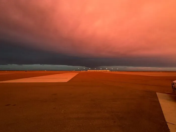 This Was One Of The Mornings When I Worked At My Local Airport. Was One Of The Most Surreal Moments
