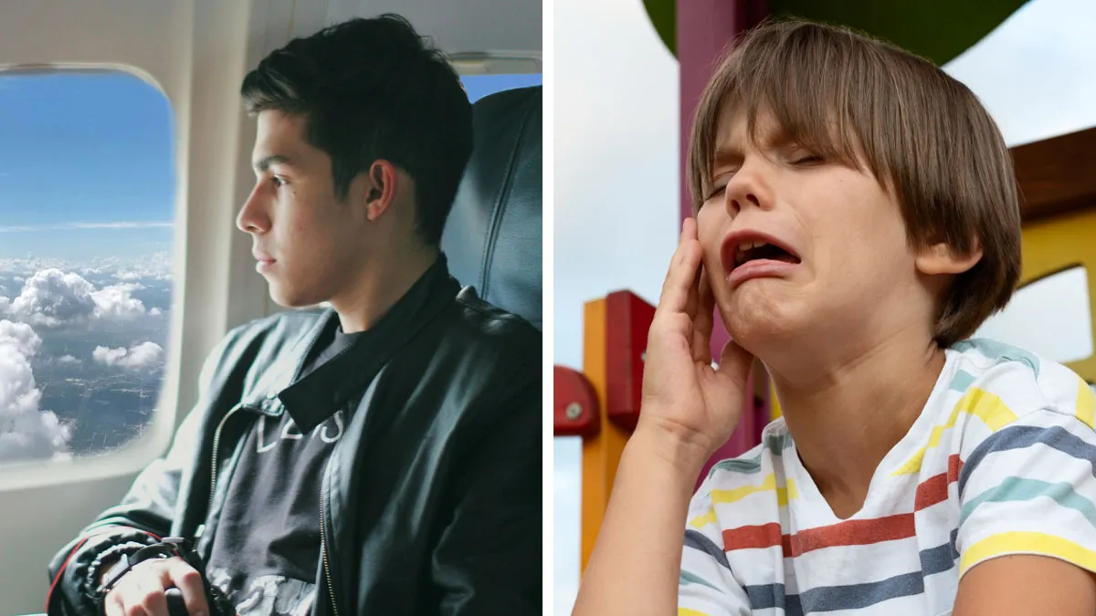 Guy Makes Kid Cry Multiple Times On A Plane After Saying "No," Mom Calls Him Out