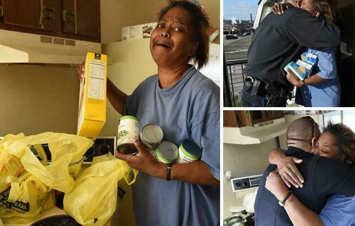 She Was Caught Stealing Five Eggs To Feed Her Kids. Instead Of Arresting Her, Tarrant Police Officer Mr Stacy Brought Her A Truckload Of Groceries