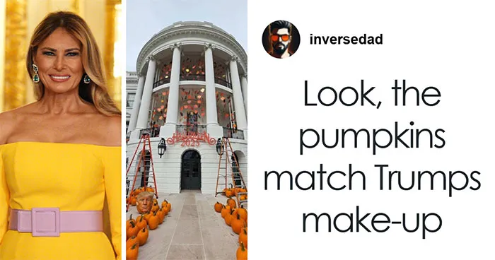 Melania Trump's White House Halloween Display Gets Brutally Roasted Online