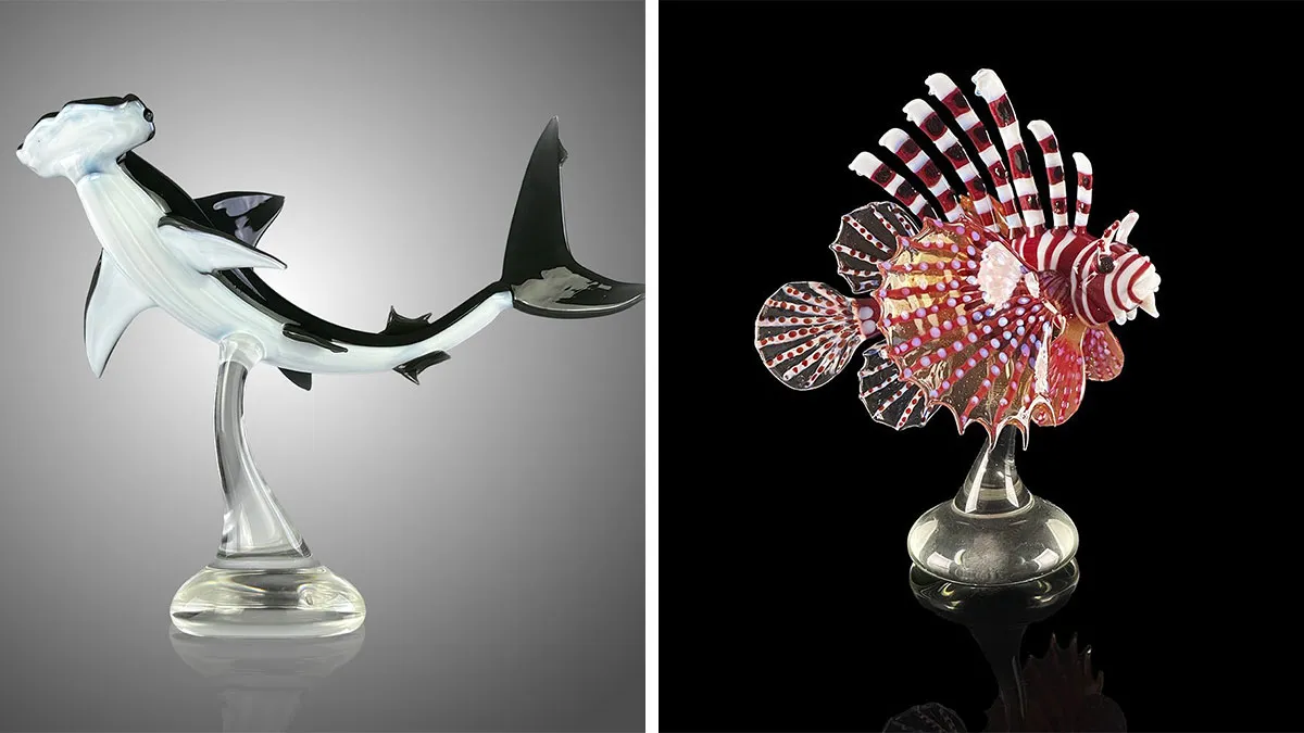 35 Glass Creations By Robert Mickelsen That Capture The Beauty Of The Sea In Incredible Detail