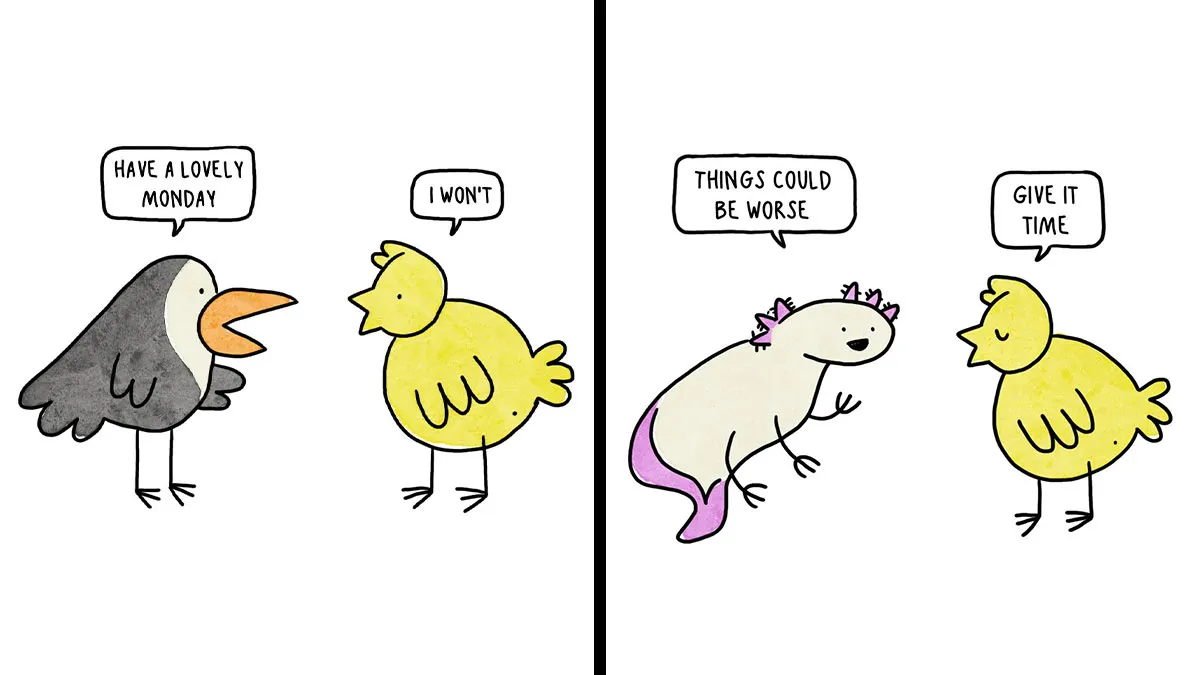 50 New Comics About Mental Health And Everyday Life By ‘Depression Chicken’