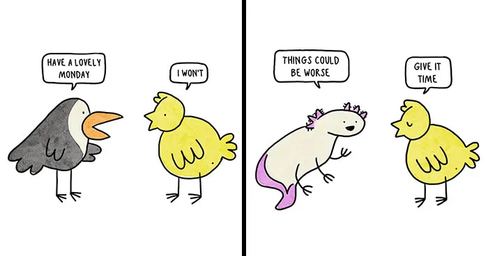 50 New Comics About Mental Health And Everyday Life By ‘Depression Chicken’