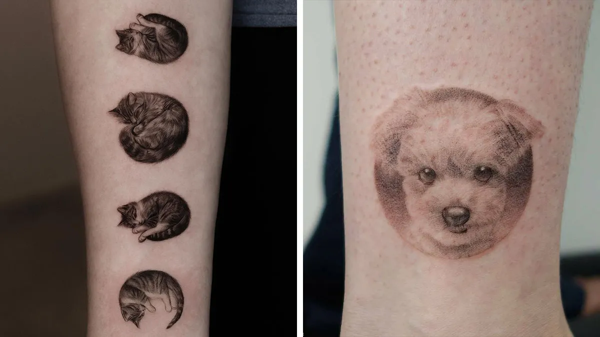 This South Korean Tattoo Artist Creates Incredibly Realistic Pet Portraits (17 Pics)