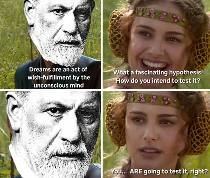 Reading The Interpretation Of Dreams And Bro Is Not Trying To Prove [things]