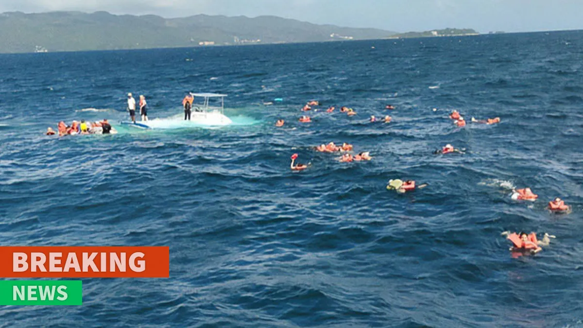 Over 50 Cruise Ship Passengers Left Floating In The Sea After Catamaran Sinks During Excursion
