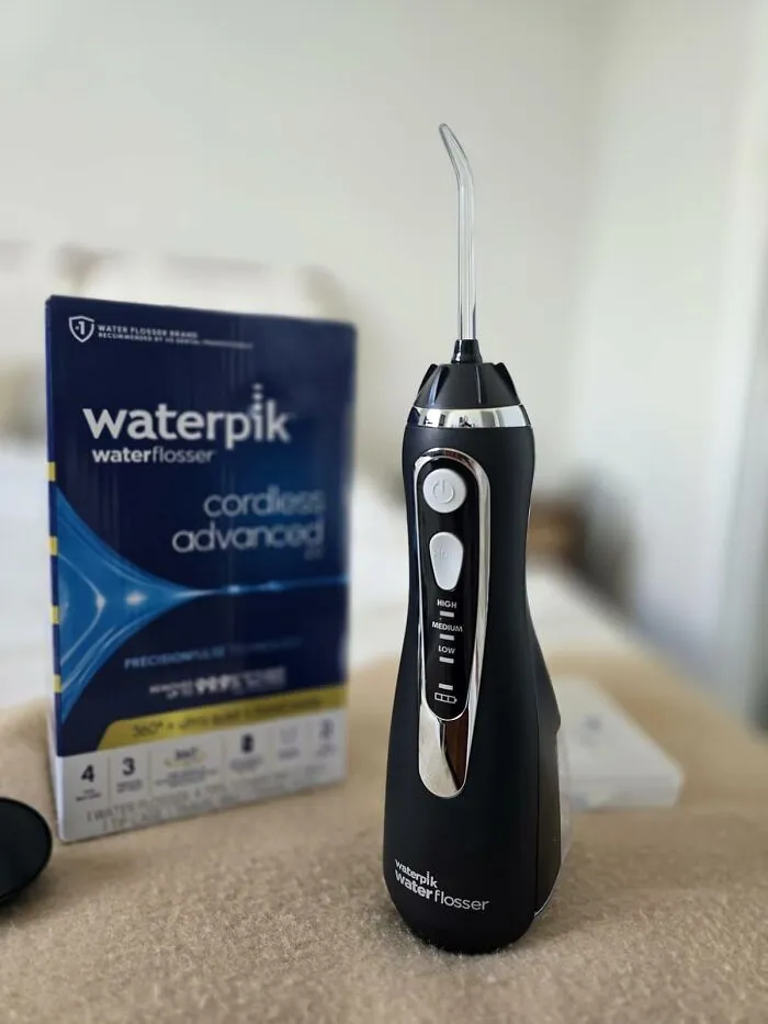 The Most Satisfying Part Of Your Day Is About To Be Power Washing The Gunk From Between Your Teeth With A <a Style="Display:inline;" Href="Https://Www.amazon.com/Waterpik-Cordless-Advanced-Flosser-Brilliant/Dp/B01gnvf8bk?ie=utf8&th=1&linkcode=ll1&tag=bpworm-20&linkid=25267e0b3803c3cec7f447bf8b1a4834&language=en_us&ref_=as_li_ss_tl" Target="_blank">   <span Style="Font: Inherit; Color: #d74b1f;"> Waterpik </Span>