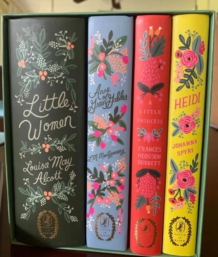 The Bookshelf Of Your Favorite Literary Snob Is About To Get So Aesthetically Pleasing They Might Actually Cry With <a Style="Display:inline;" Href="Https://Www.amazon.com/Puffin-Bloom-Collection-Various/Dp/0147518741?ie=utf8&linkcode=ll1&tag=bpcobra-20&linkid=daa0e776e68cef3530d4bdc3cf691b75&language=en_us&ref_=as_li_ss_tl" Target="_blank">  <span Style="Font: Inherit; Color: #d74b1f;"> The Puffin In Bloom 4-Book Collection </Span>