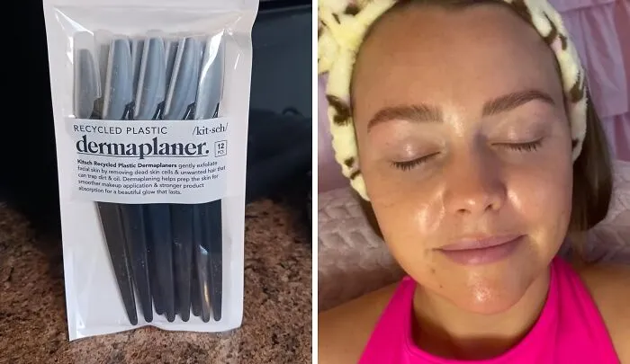  The Faint Little Mustache That You Pretend Doesn't Exist Will Finally Be Your Little Secret Thanks To This <a Style="Display:inline;" Href="Https://Www.amazon.com/Kitsch-Dermaplaning-Tool-Eyebrow-Dermaplane/Dp/B0c92ytq27?ie=utf8&th=1&linkcode=ll1&tag=bpfrog-20&linkid=7536d97c79672a909697ab8002bcb254&language=en_us&ref_=as_li_ss_tl" Target="_blank">  <span Style="Font: Inherit; Color: #d74b1f;"> Kitsch Dermaplane Razor </Span>