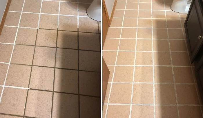  The Questionable Grout In Your Shower Is About To Look Less "Public Restroom" And More "Fancy Hotel" Thanks To This <a Style="Display:inline;" Href="Https://Www.amazon.com/Grout-Pen-Large-White-Restore/Dp/B006mdf3zq?ie=utf8&th=1&linkcode=ll1&tag=bphorse-20&linkid=087b2acb39cb8f5a4defb4b5c4f7410a&language=en_us&ref_=as_li_ss_tl" Target="_blank">  <span Style="Font: Inherit; Color: #d74b1f;"> Grout Pen </Span>