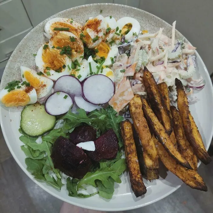 Leftover Fridge Bits Dinner