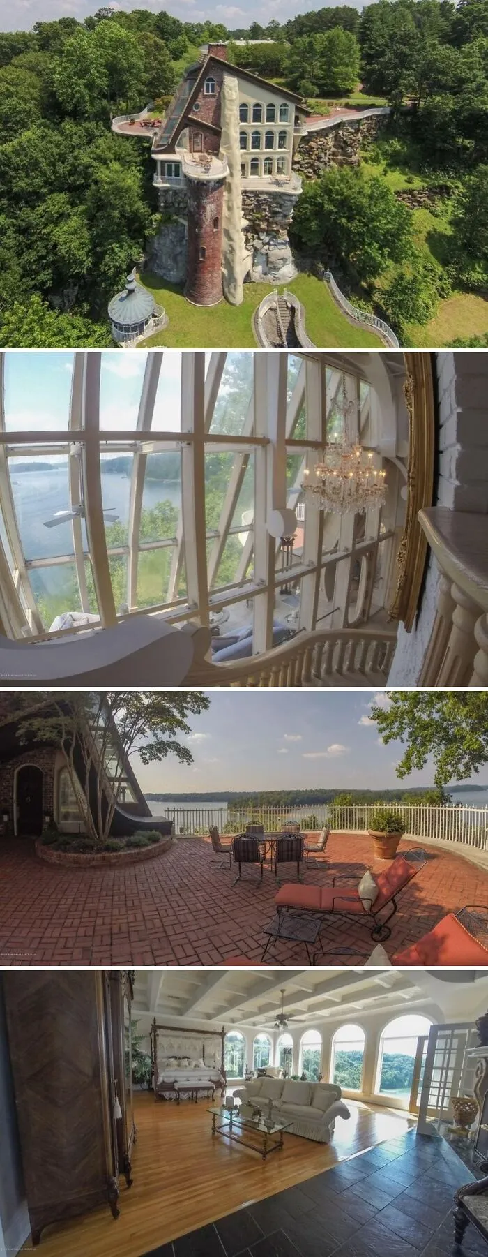 Cullman, Alabama: Este es un lugar emblemático local conocido como "El Castillo". Se encuentra en las hermosas aguas del lago Smith. Esta residencia privada es una anomalía bastante interesante.
