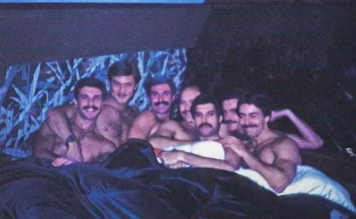 Freddie Mercury Having A Sleepover With Some Close Friends. Circa 1980