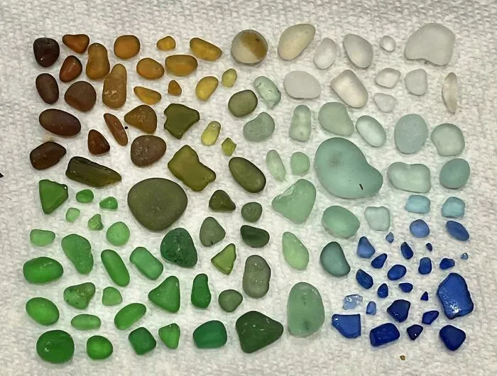 Sea Glass Collected In Kodiak, Alaska