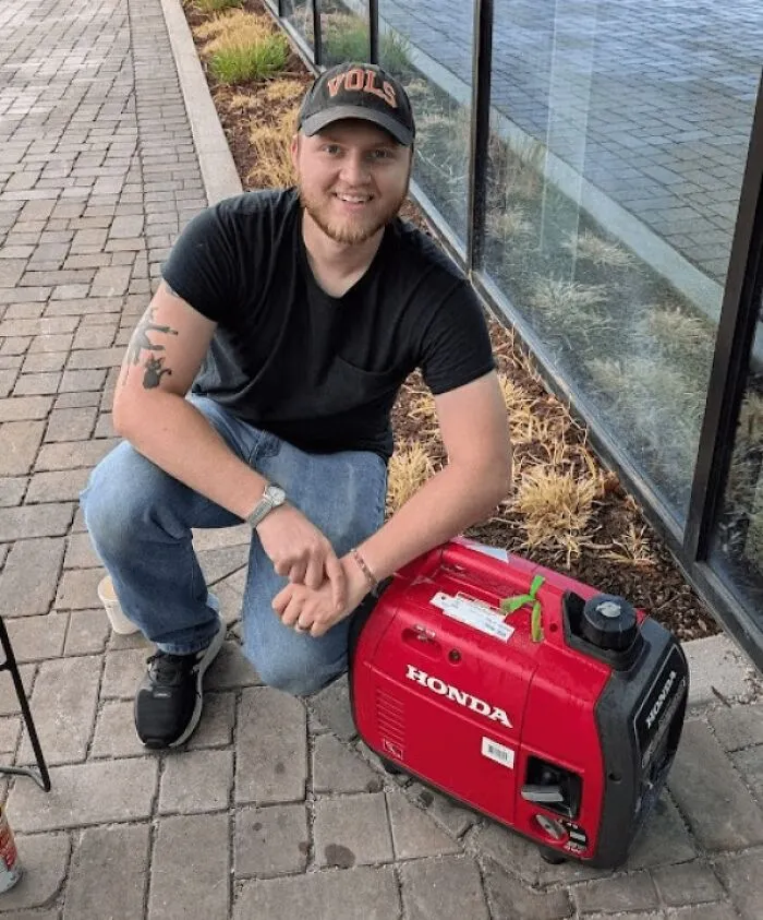 Our Local Library Has A "Fix-It-Fair" Where Local Experts Volunteer Their Expertise To Fix Stuff For Free. My Guy Austin Got My Generator Up And Running And Wanted Nothing But A Handshake