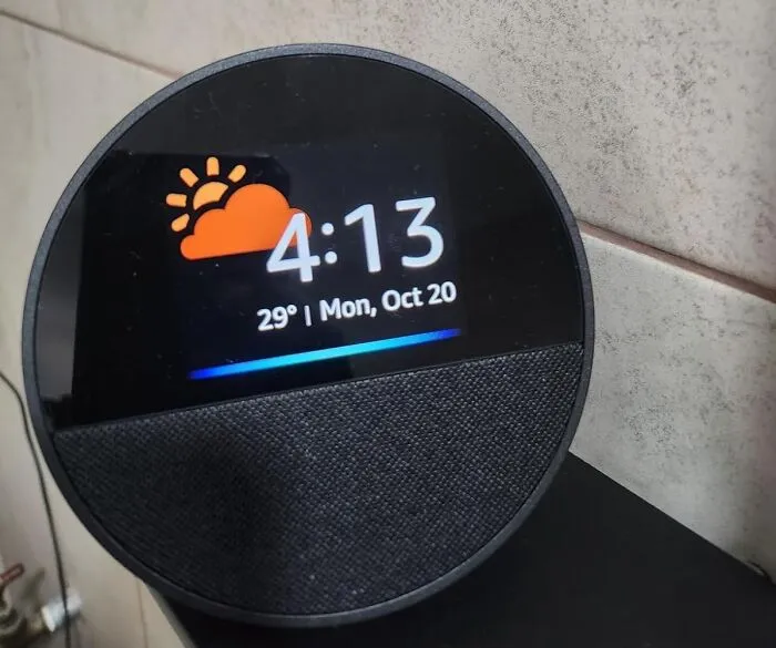 The Daily Ritual Of Asking Your Phone About The Weather Will Feel Slightly More Like Living In The Starship Enterprise With An <a Style="Display:inline;" Href="Https://Www.amazon.com/Amazon-Echo-Spot-2024-Release-Smart-Alarm-Clock-With-Vibrant-Sound-Alexa-Black/Dp/B0bfc7wq6r?ie=utf8&th=1&linkcode=ll1&tag=bptoucan-20&linkid=c749a2d0857fbc28afda96e7adde3afb&language=en_us&ref_=as_li_ss_tl" Target="_blank">  <span Style="Font: Inherit; Color: #d74b1f;"> Amazon Echo Spot </Span>